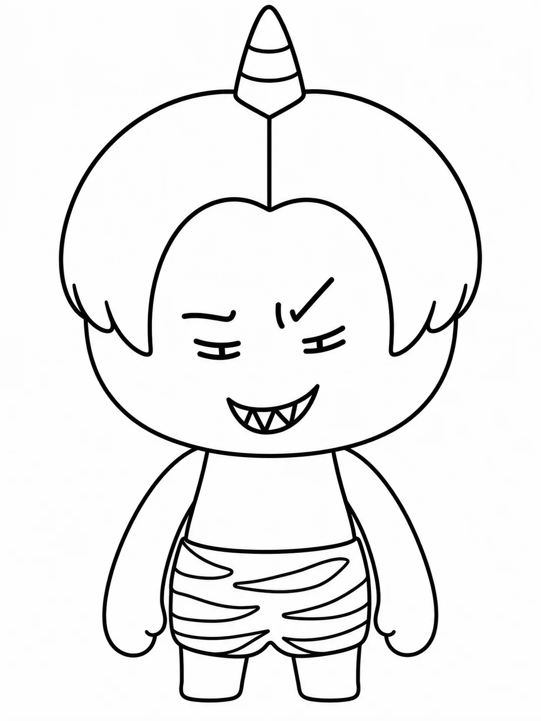 塗り絵の線画